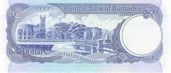 Barbados 2 Dollar p36 1986